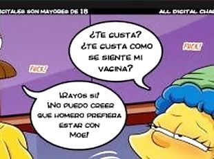 marge se folla a su vecino mientras su esposo no esta - the simpsons xxx