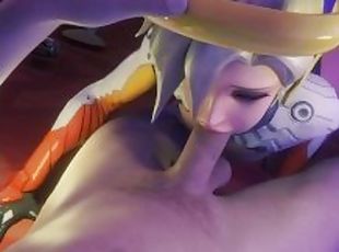 Mercy Relaxing Romantic Blowjob. GCRaw. Overwatch