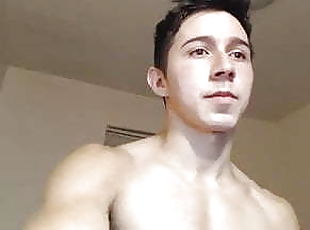 Cute Muscle Hunk on Webcam 2