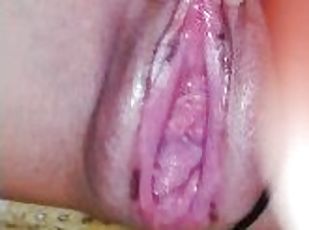 masturbation, orgasm, gravid, publik, kvinnligt-sprut, amatör, milf, par, bil