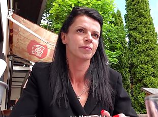 Dominika Brunette Mature MILF Walking On Public With Vibrator - Reality POV