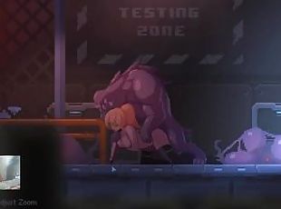 Zetria hentai game hot blondie fucked by monster wolf