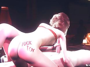 HONEY SELECT 2 - DIE-SUESSE-AUF-DEM-ROLLER and FUCKDOLL-HEIDIs-YOUNGER-SISTER in a hot threesome on stage