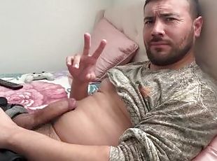 Amateur solo gay cock masturbation moaning and big cumshot www.onlyfans,com/roddddddd