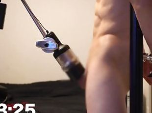 Post Orgasm Training with masturbating machine