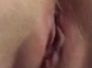 Latina babe masturbating at night