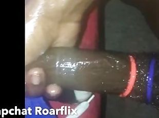 BBC Teen Fucks Fleshlight On Bed Part 1