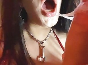 I'll give u 1000$ if you don't cum after i suck you like that - ASMR BEST SLOPPY BLOWJOB EVER