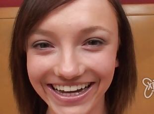 Super-petite teen that weighs 87 lbs stars in this amateur porn