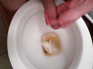 Peeing in the toilet