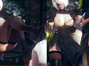 ????????????2????????????? 2B???????3DCG??[Hentai Game Honey Select 2 Nier Automata(Anime 3DCG Video