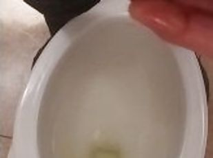 Urinating On My Finger, Standing Over A Toilet (Late Night 11/23/2021)