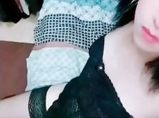 black underwear crossdresser masturbation