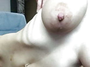 HUGE NATURAL MILK FILLED TITS - DRIPPING, BOUCING, SQUEEZING