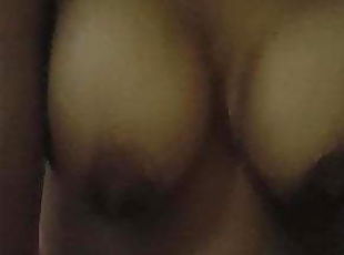 asiático, tetas-grandes, enorme, amateur, tailandés, tetas, cowgirl, morena