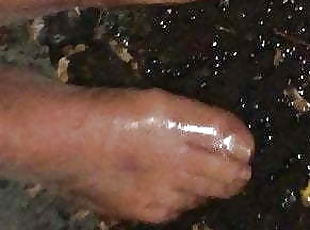 Piss on Nylon Feet