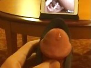 Cumming so hard with my toy and Trisha Uptown