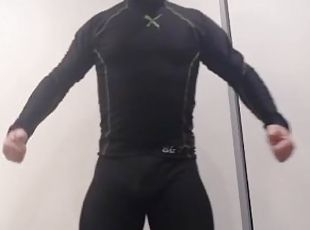 flyin in spandex compression lycra