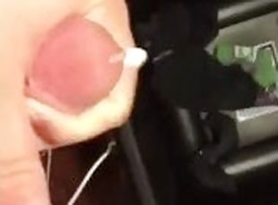 Solo jackoff with cumshot