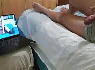 Cumming (Almost) Hands Free Watching A Masturbation Video from TeenyGinger