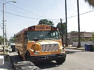The Bus to school turns into a place of Sin and Orgasm !!! -