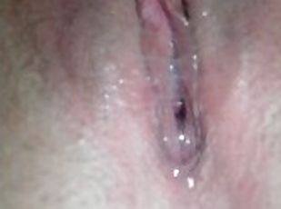 My tight pussy after creampie