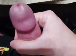 Small dick busting a fat load