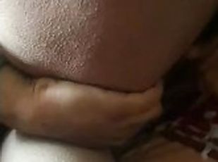 DL neighbor is a pervert & has a blast playing with my hole while I cum on his bed