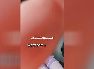 step Daughter gets caught making a video by her DAD!