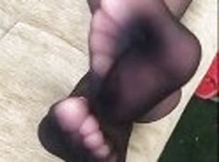 Calzedonia 8den pantyhose feet
