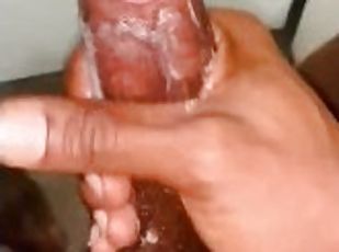 masturbare-masturbation, amatori, jet-de-sperma, negresa, jucarie, laba, negru, masturbare, maurdara, pov