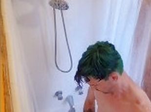 Gay Stepbro Caught Showering