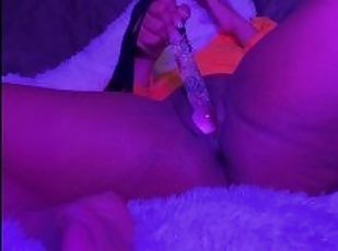 masturbation, orgasme, chatte-pussy, giclée, amateur, ébène, jouet, pieds, horny, serrée