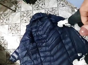 Cum my puffy down coat