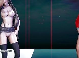 [MMD] Berry Good - Mellow Mellow Nude Kpop Dance Tifa Lockhart Aerith Final Fantasy 7 Remake