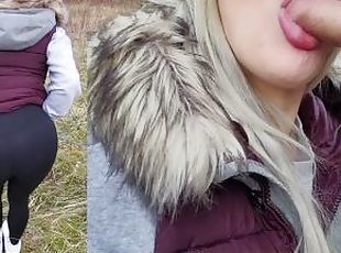 OMG ! He Pulled His Dick Out Off My Ass And Ruined My Down Jacket With Cum