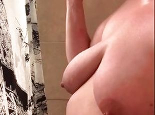 mandi, payu-dara-besar, amateur, milfs, perempuan-besar-and-gemuk, pov, semula-jadi, fetish, mandi-shower, solo