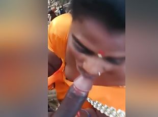 Village Randi Bhabhi Give Blowjob In Outdoor