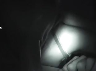 Destiny Buck close up blowjob in the car