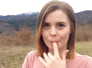 My First Outdoor Sex - POV Video