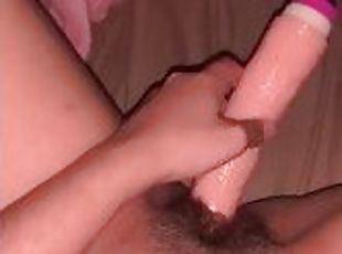 kone, amatør, anal, milf, creampie, sort, synsvinkel, maskiner, dildo