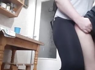 I fucked and spanked my neighbor so loudly that her girlfriend heard us and caught us