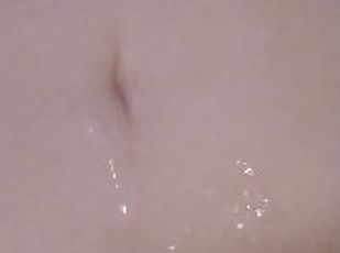 I Got Semen Penis Cum on My Tummy! I Got Fucked and Cummed On! Cumshot Cleanup Dirty Chubby Girl Wet