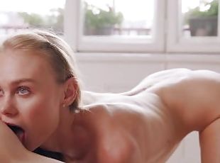 fisse-pussy, lesbisk, ung-18, blond