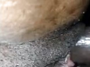 Sliding in her creamy pussy????????