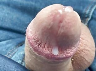 masturbation, amateur, ejaculation-sur-le-corps, énorme-bite, branlette, point-de-vue, ejaculation, solo, bite