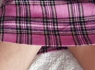 Up my tiny skirt close up
