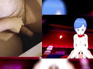 Blue hair Sexy Pussy xhatihentai Porn Game