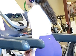 gym candid big booty asian