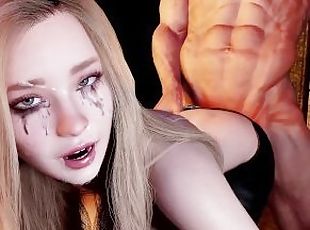 cur, tate-mari, anal, iubita, sperma, blonda, animatie, hentai, 3d, tate